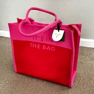 Kate Spade Colorblock Knit Tote Bag